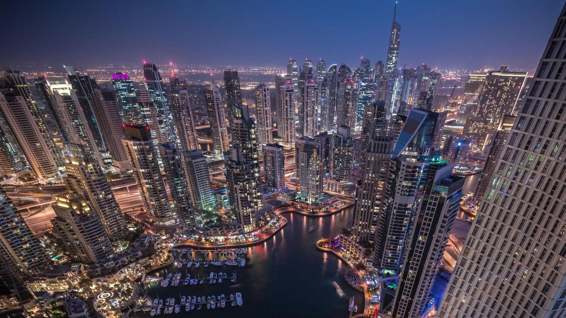 迪拜城市建筑风光高清壁纸下载10