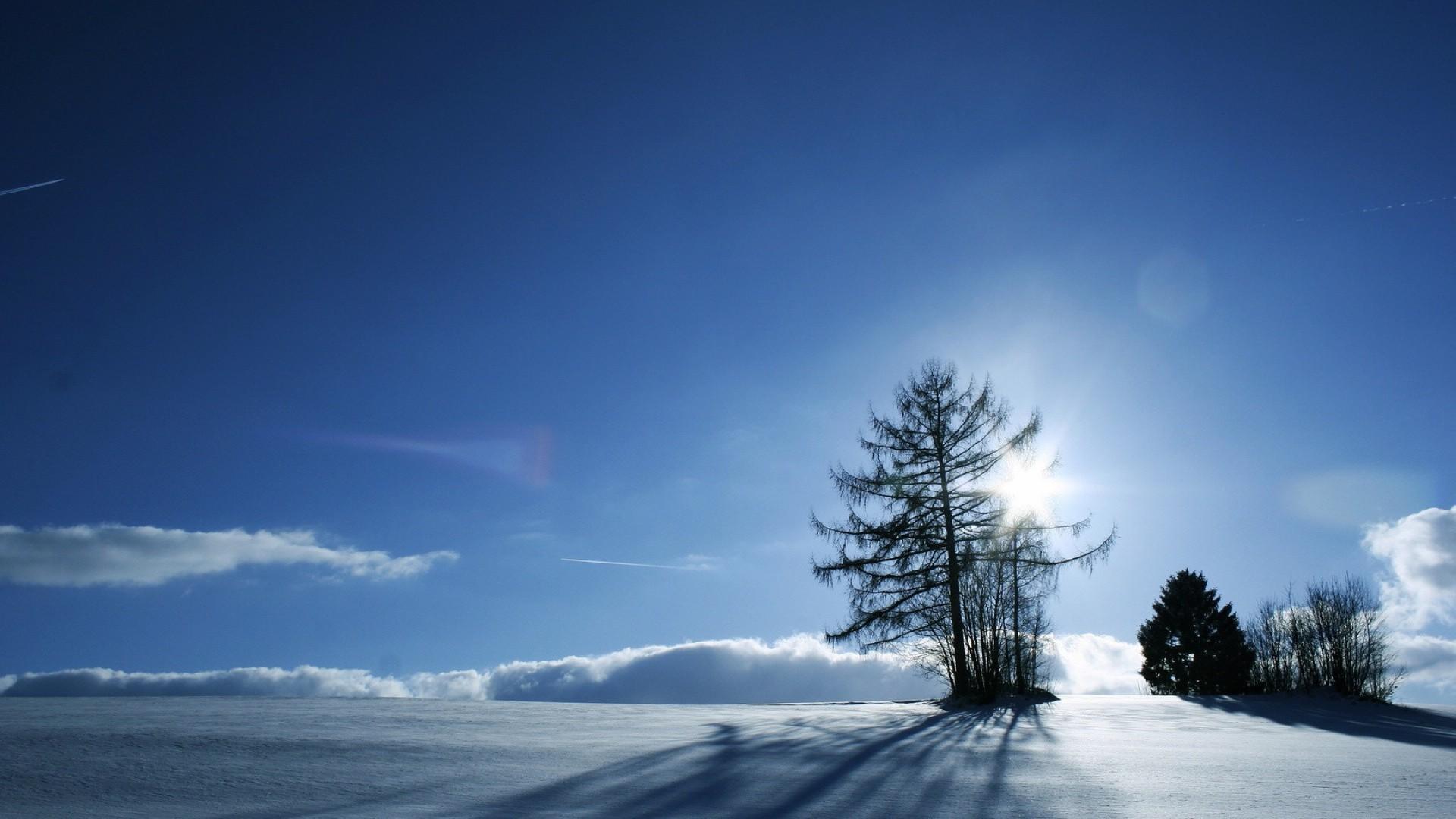 大雪覆盖的冬天风光桌面背景图片20