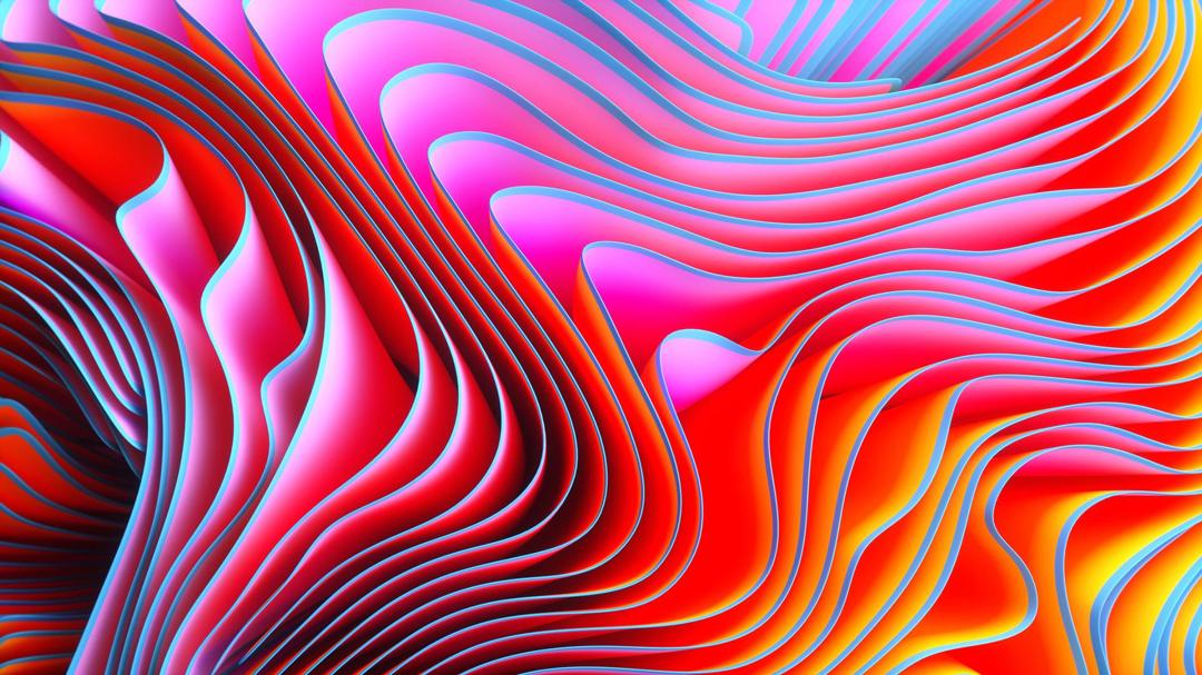 好看的彩色抽象旋涡背景高清电脑壁纸