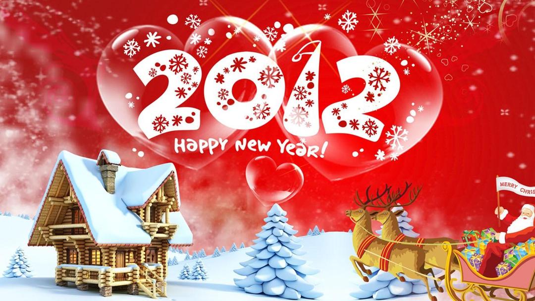 2012龙年新年祝福壁纸高清