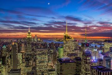 美国纽约曼哈顿夜景高清壁纸图片