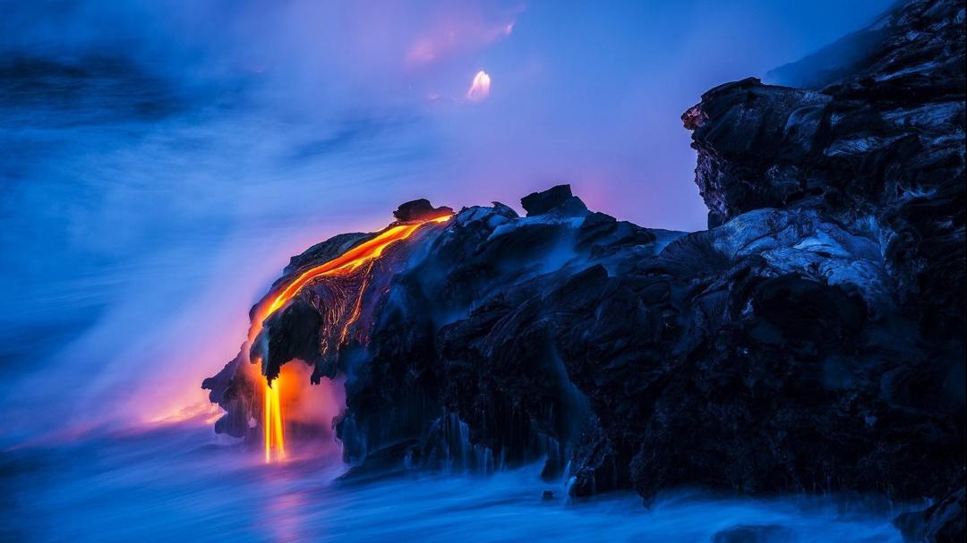 火山壁纸图片