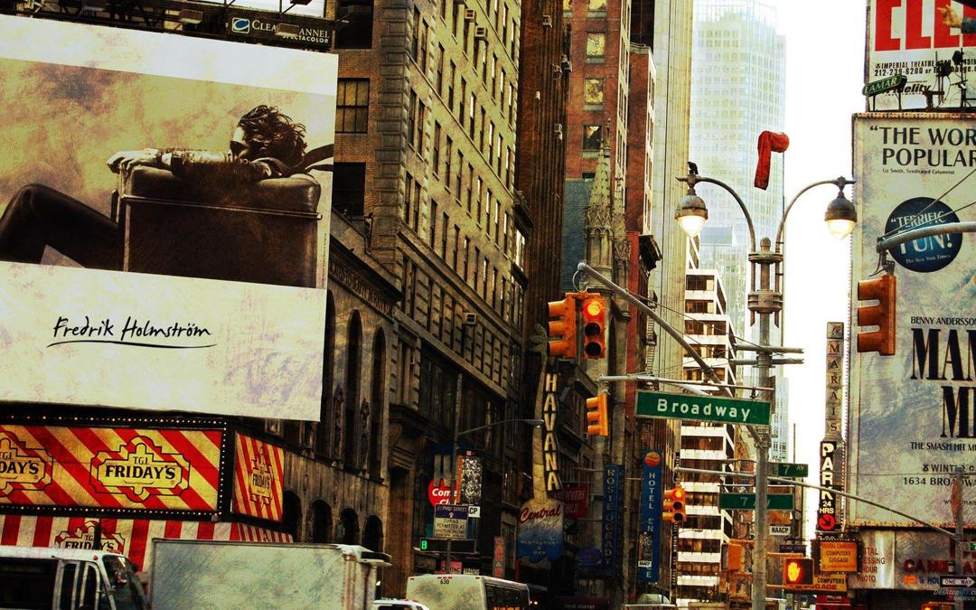 纽约百老汇大街高清风景壁纸