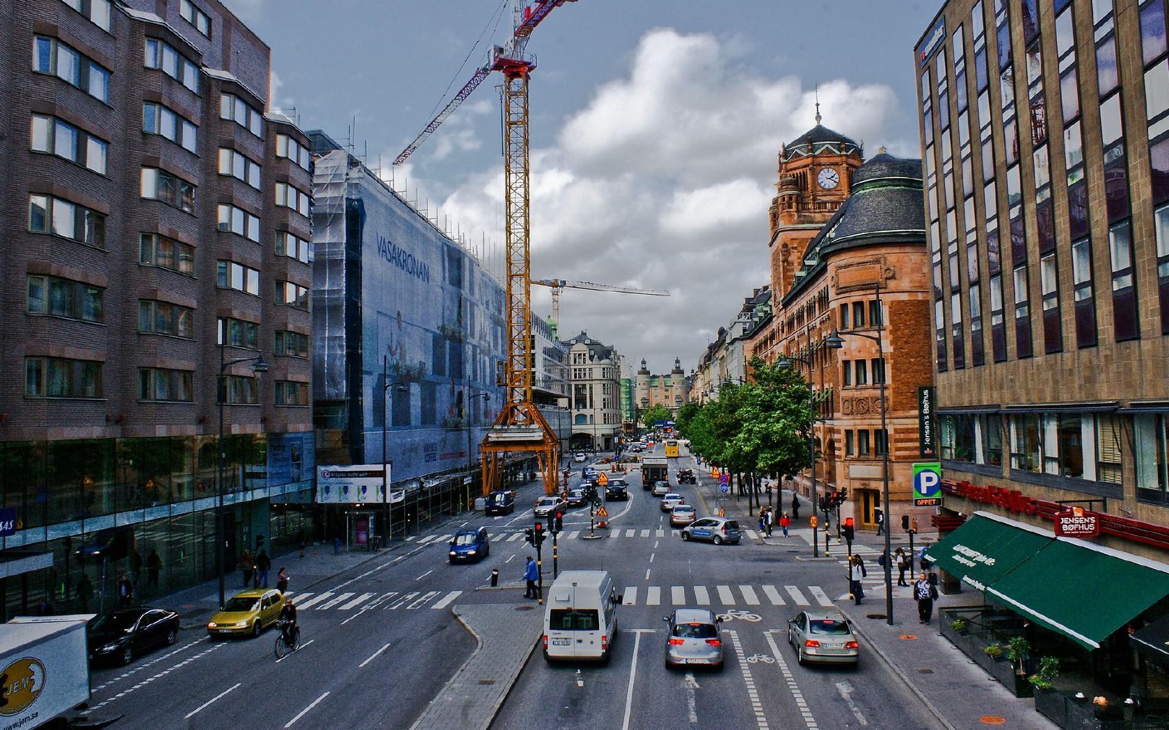 瑞典首都斯德哥尔摩建筑风景壁纸7