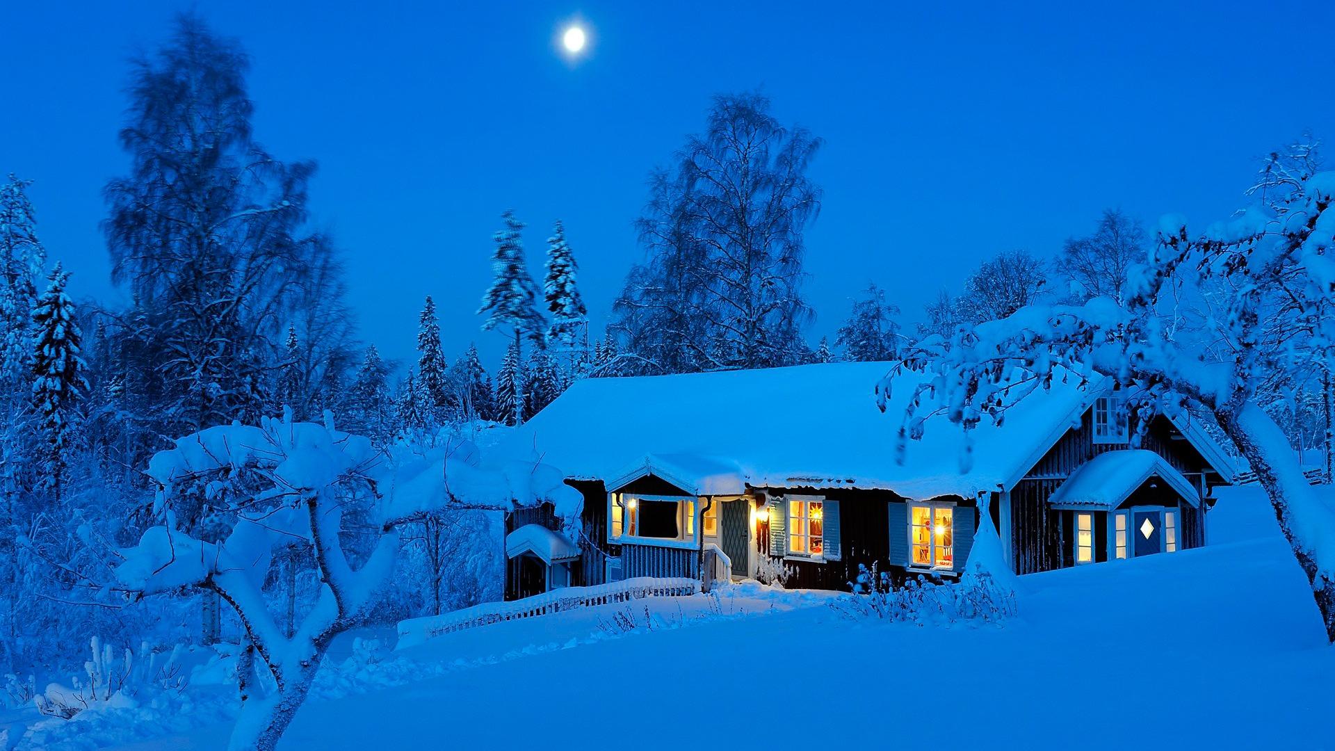 冬季好看的雪景自然风景壁纸5