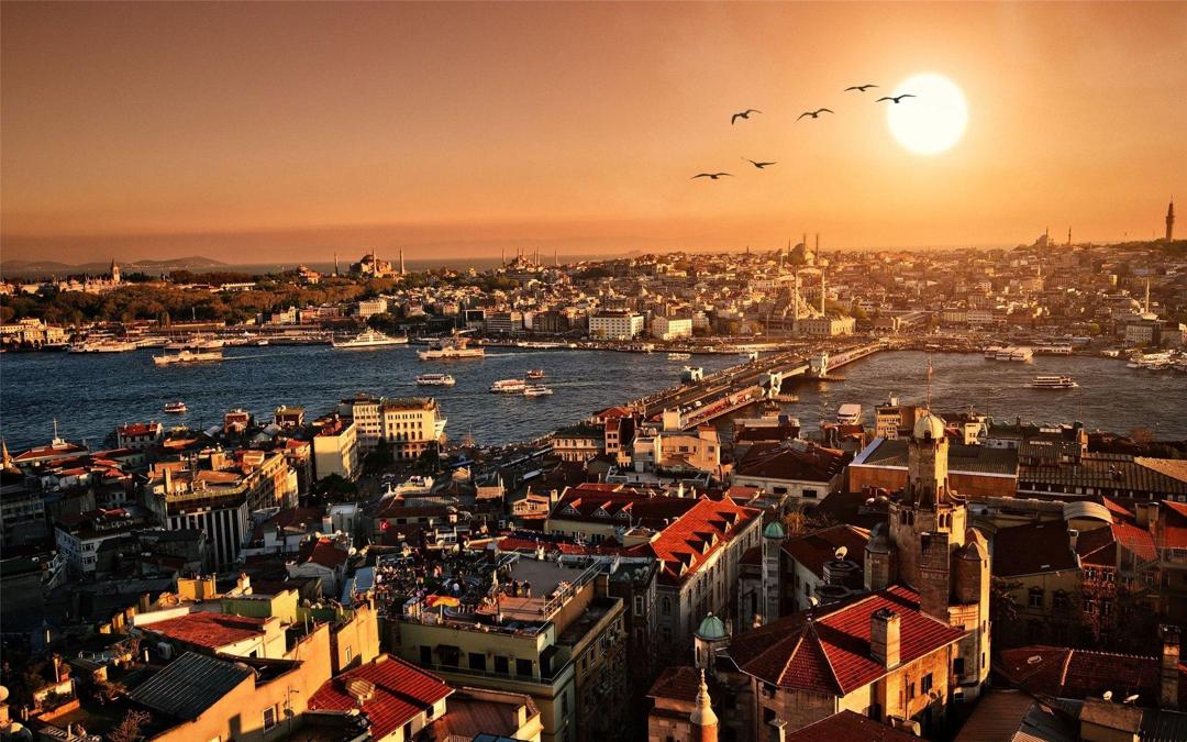 土耳其伊斯坦布尔建筑风光桌面壁纸