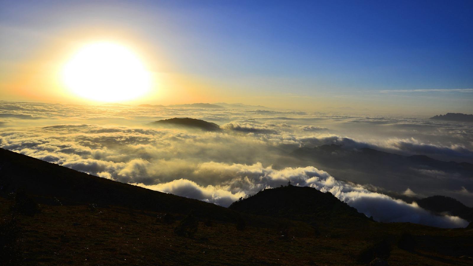 牛背山日出云海风景壁纸桌面18