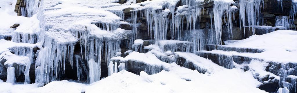 冬天的雪景3840x1200全景壁纸高清下载