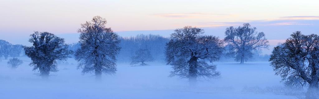 冬天的雪景3840x1200全景壁纸高清下载