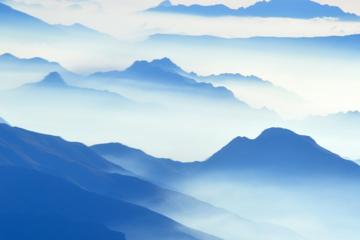 陡峭的山脉风景图片电脑壁纸