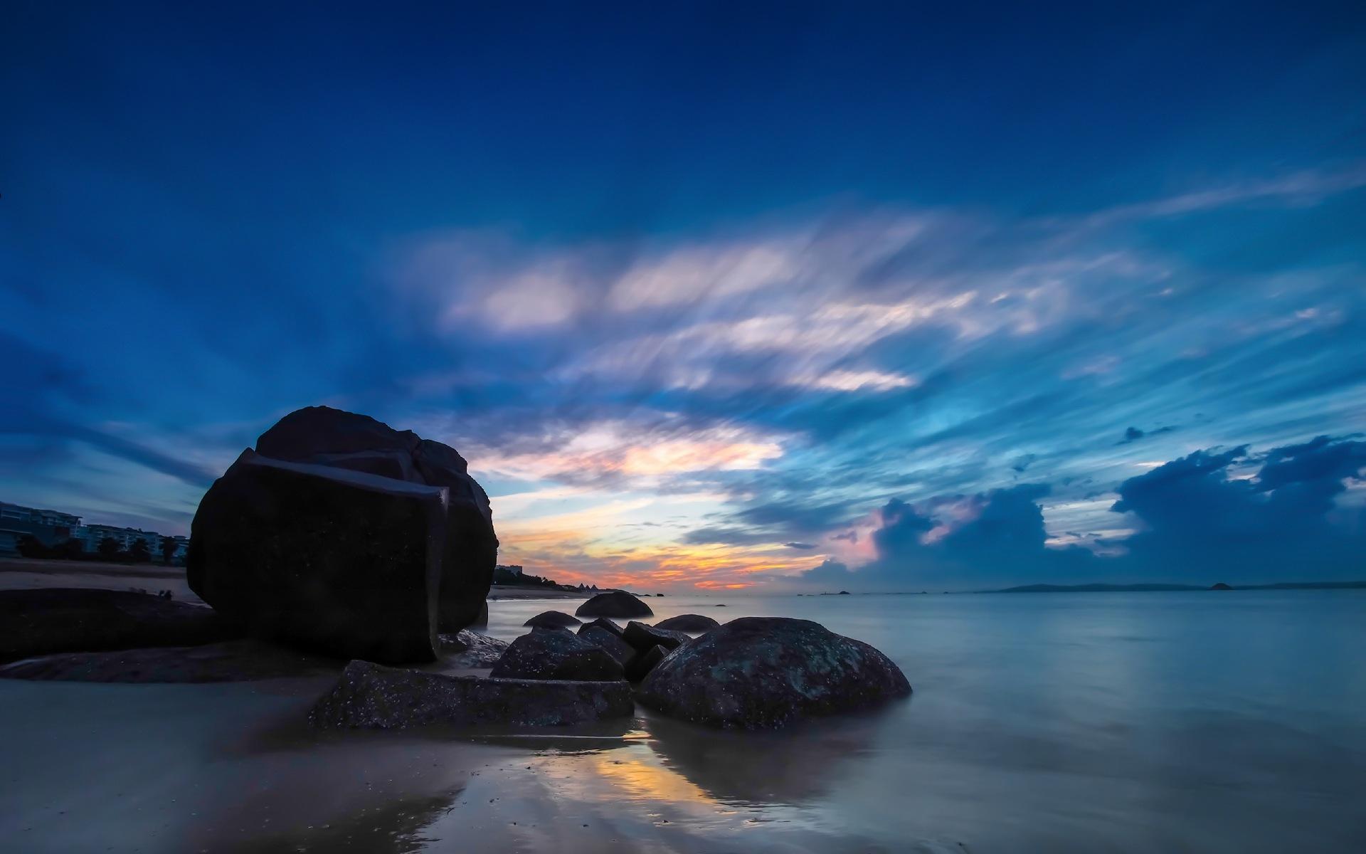 中国海边日出日落风景照片壁纸欣赏6