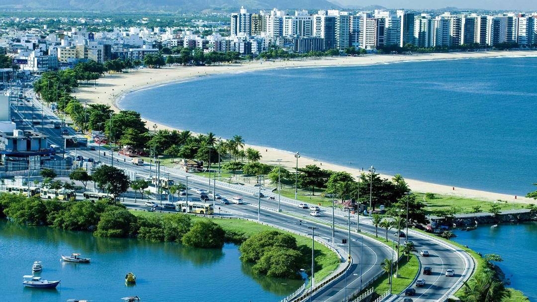 巴西海滩城市风景桌面壁纸