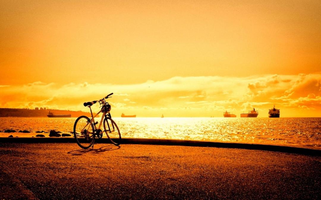 唯美单车摄影高清风景壁纸