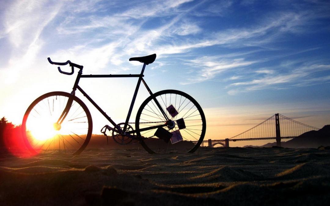 唯美单车摄影高清风景壁纸