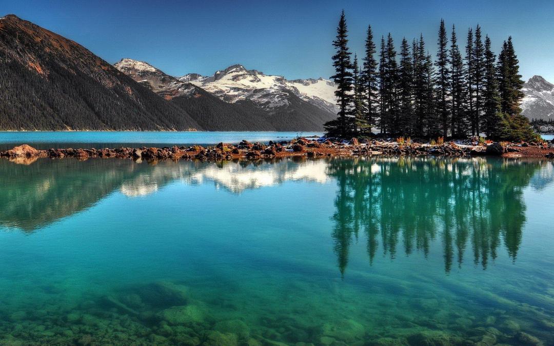 美丽的湖泊山水风景桌面壁纸