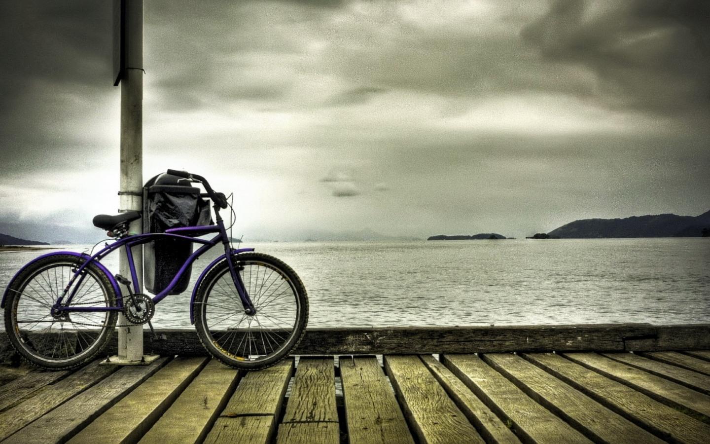 唯美单车摄影高清风景壁纸28