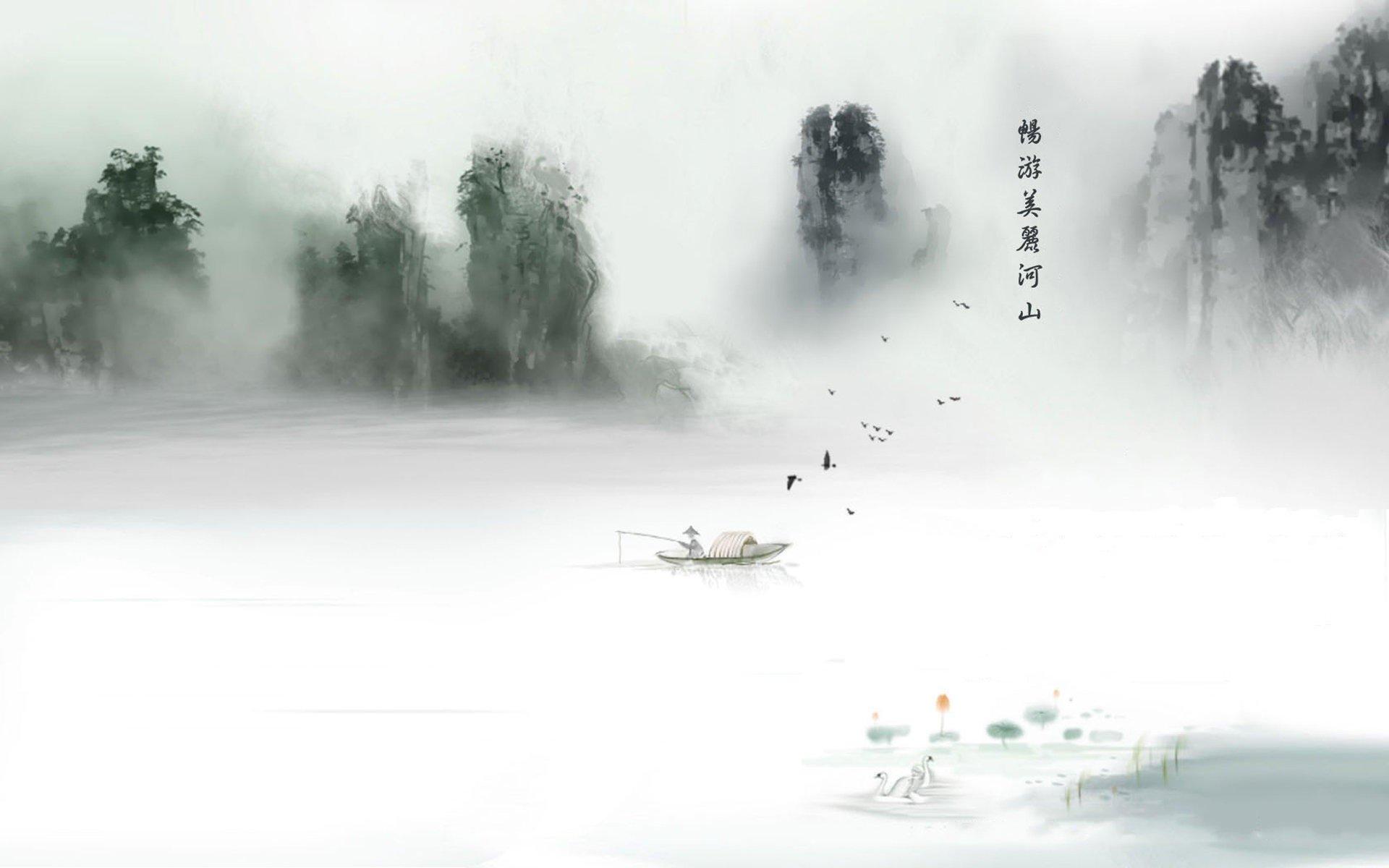 高清淡雅中国风壁纸大图2