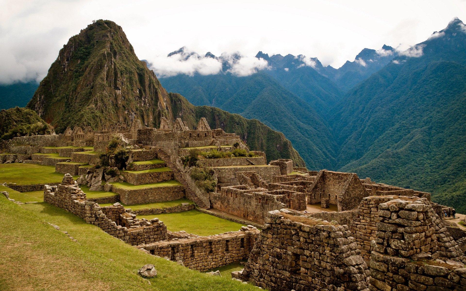 秘鲁印加古马丘比丘城建筑风景桌面壁纸2