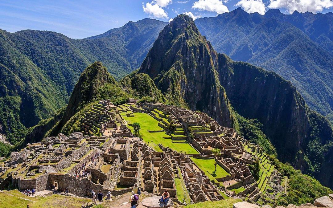 秘鲁印加古马丘比丘城建筑风景桌面壁纸