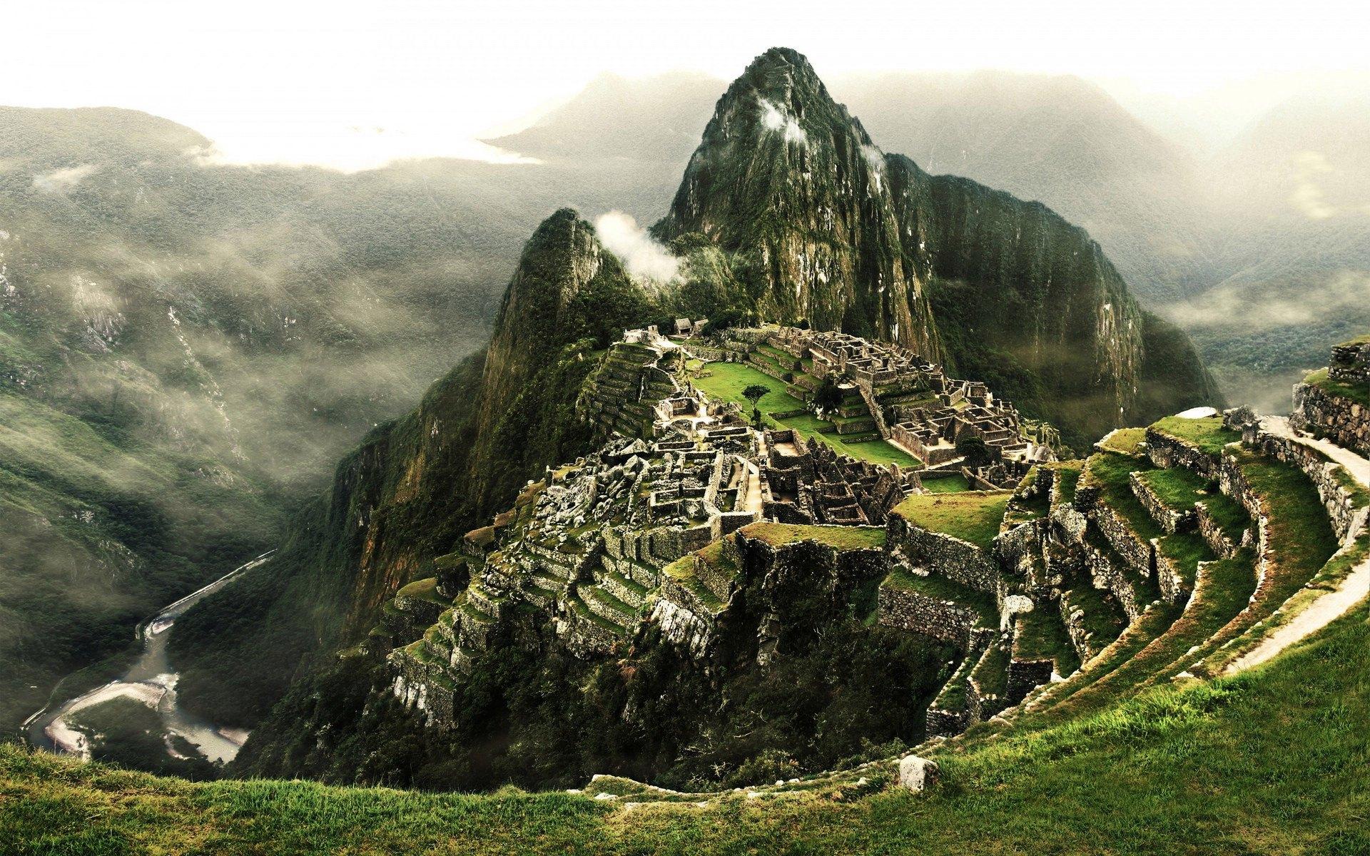 秘鲁印加古马丘比丘城建筑风景桌面壁纸9
