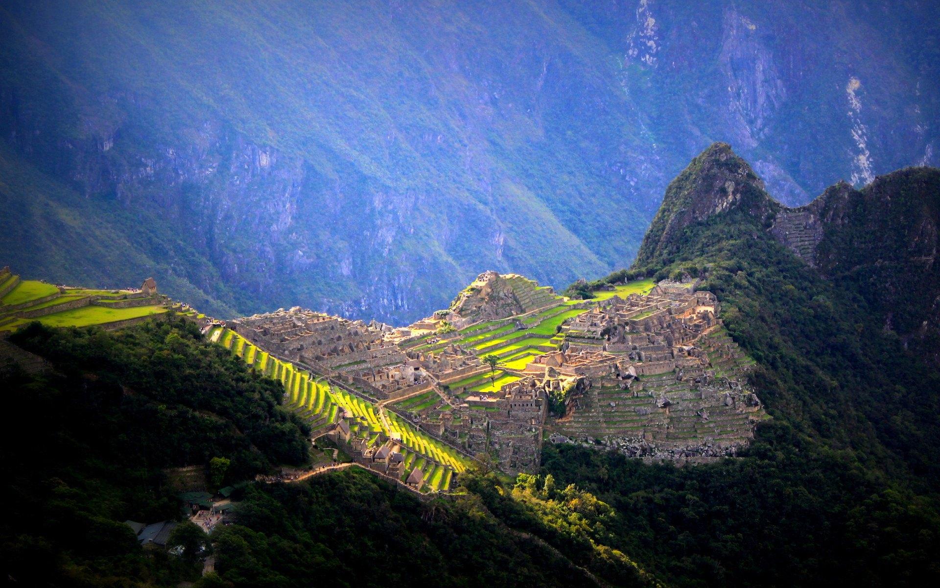 秘鲁印加古马丘比丘城建筑风景桌面壁纸8