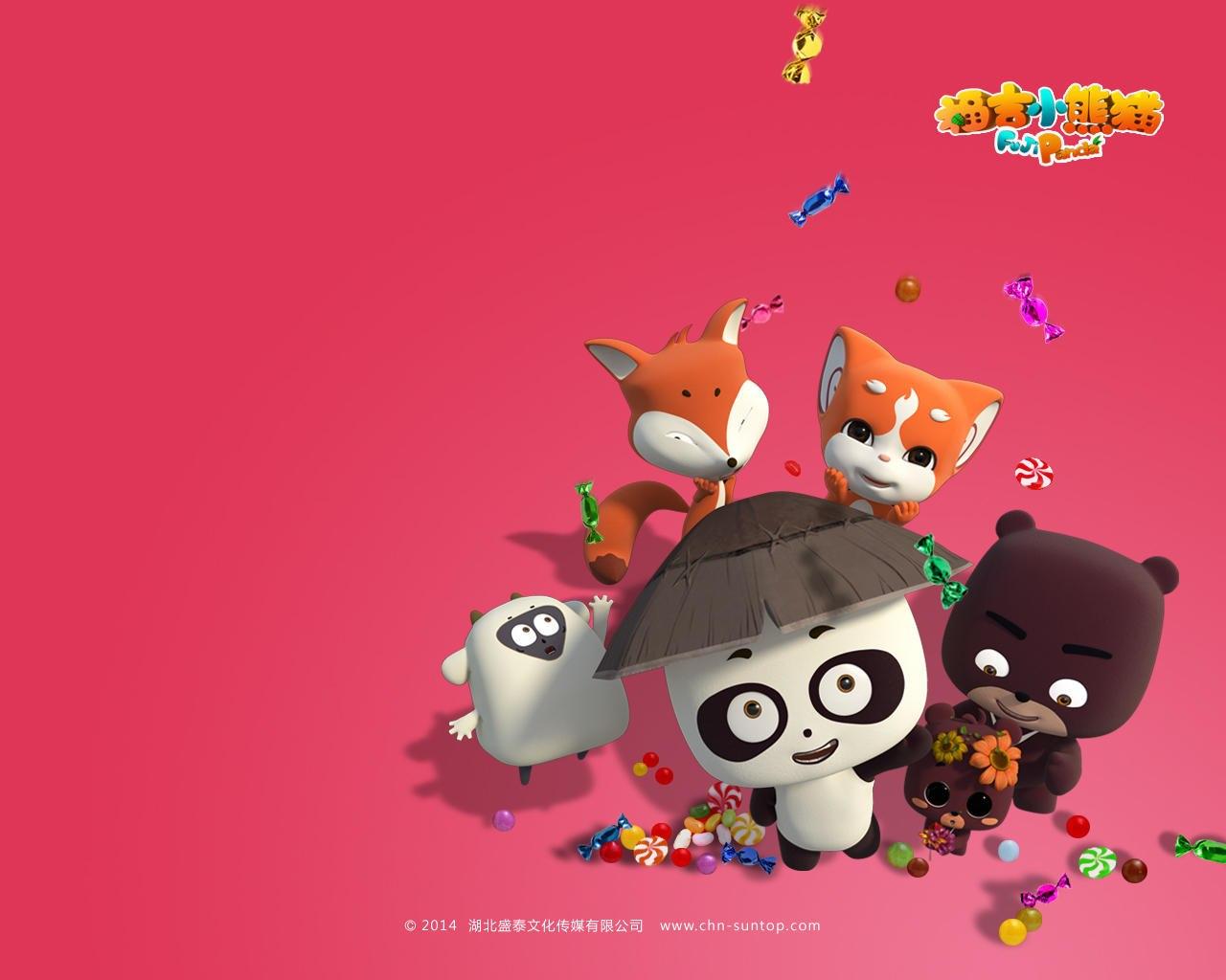 福吉小熊猫3d动漫壁纸3