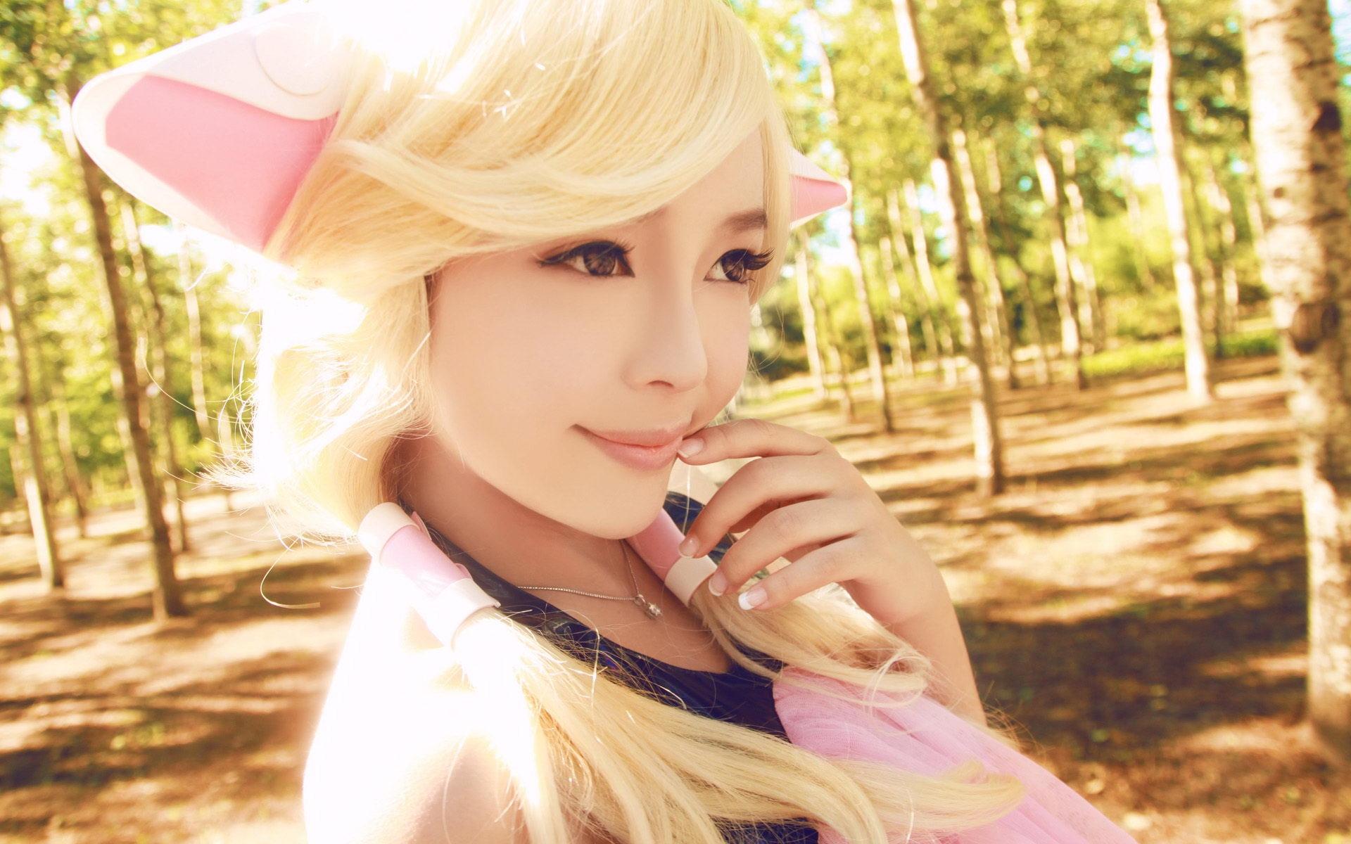 裴紫绮小红帽Cosplay壁纸写真9