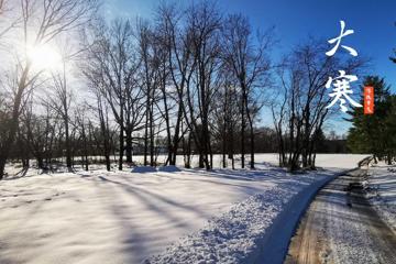 二十四节气之大寒雪景壁纸桌面