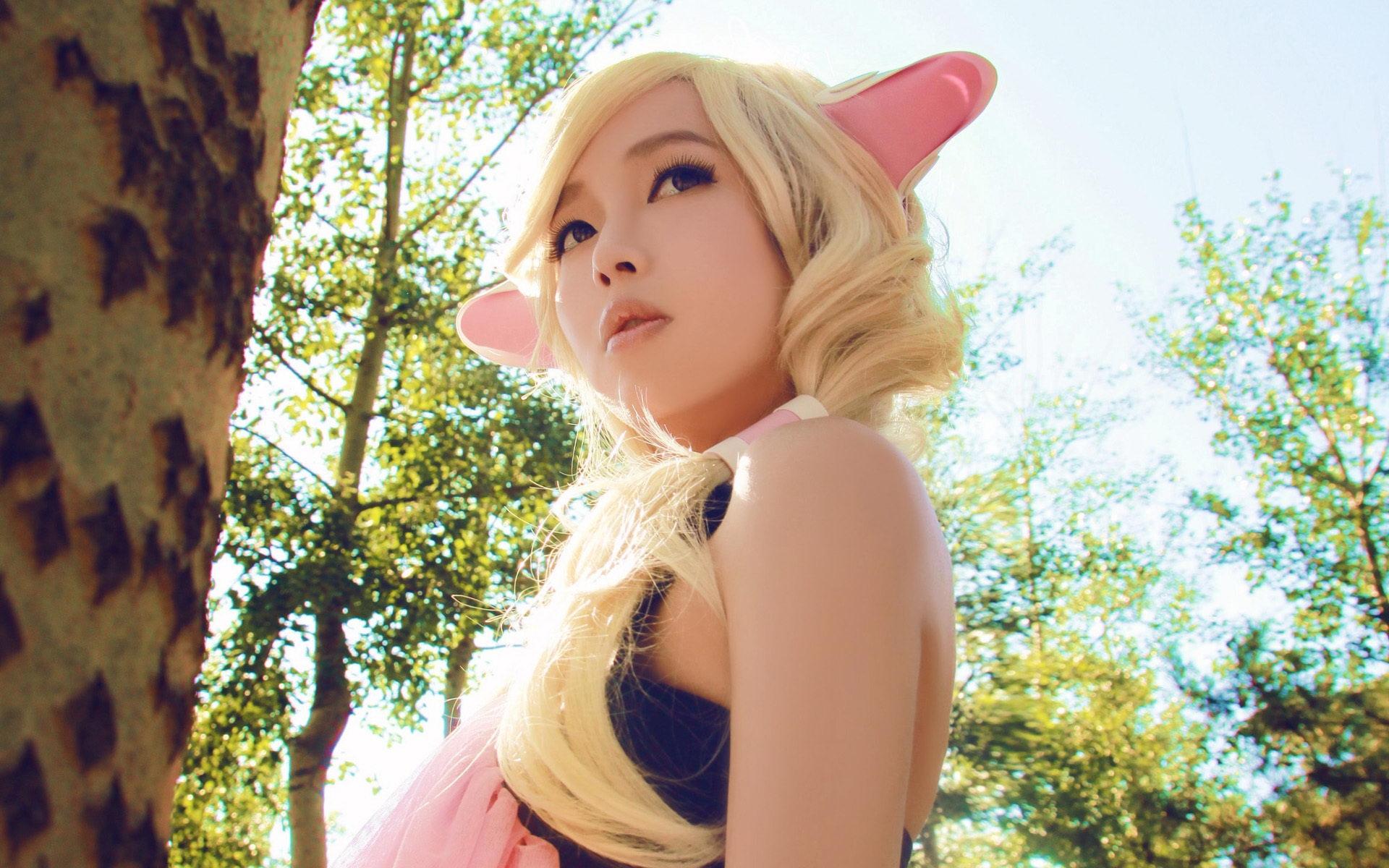 裴紫绮小红帽Cosplay壁纸写真11
