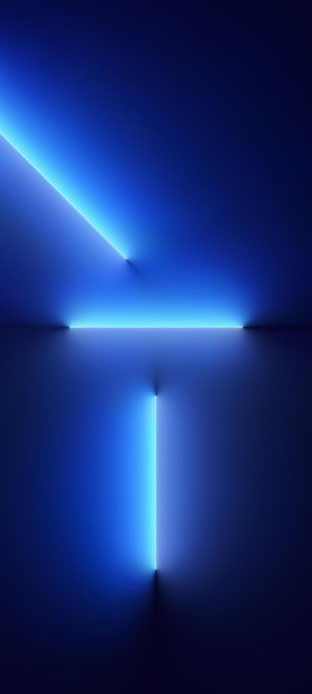 苹果iPhone13Pro 深蓝色全面屏手机壁纸
