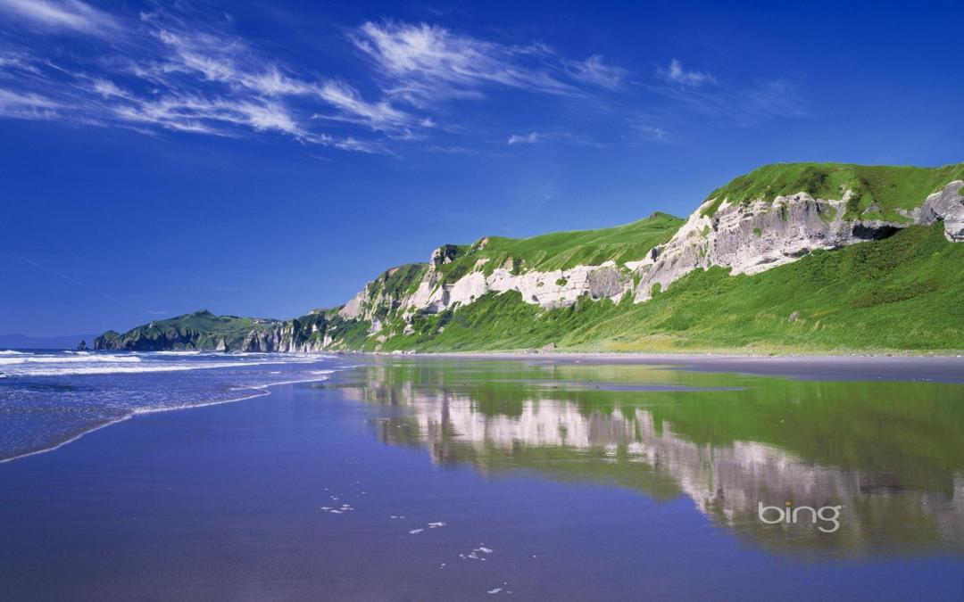 Bing大海海滩风景桌面壁纸