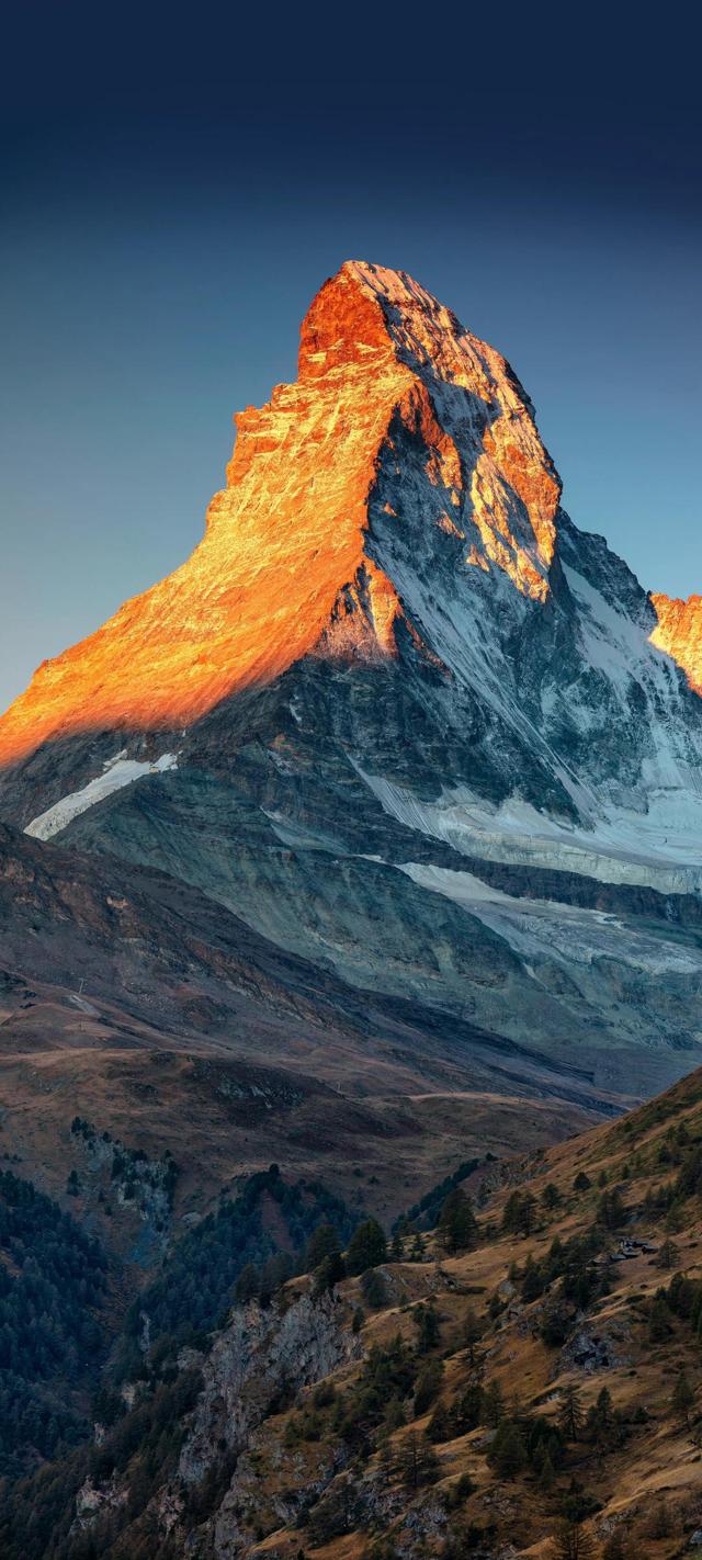 山峰 高山 风景 全屏手机壁纸