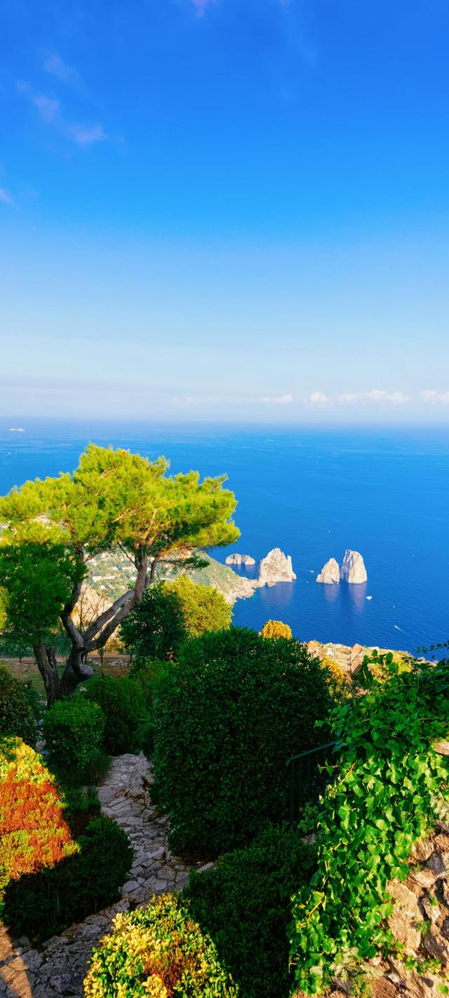 海边风景蓝色大海海天一线风景手机壁纸