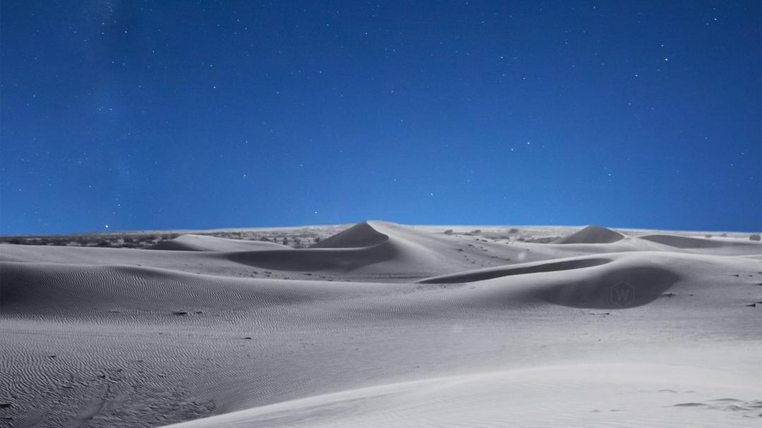 沙漠星空风景图片高清无水印