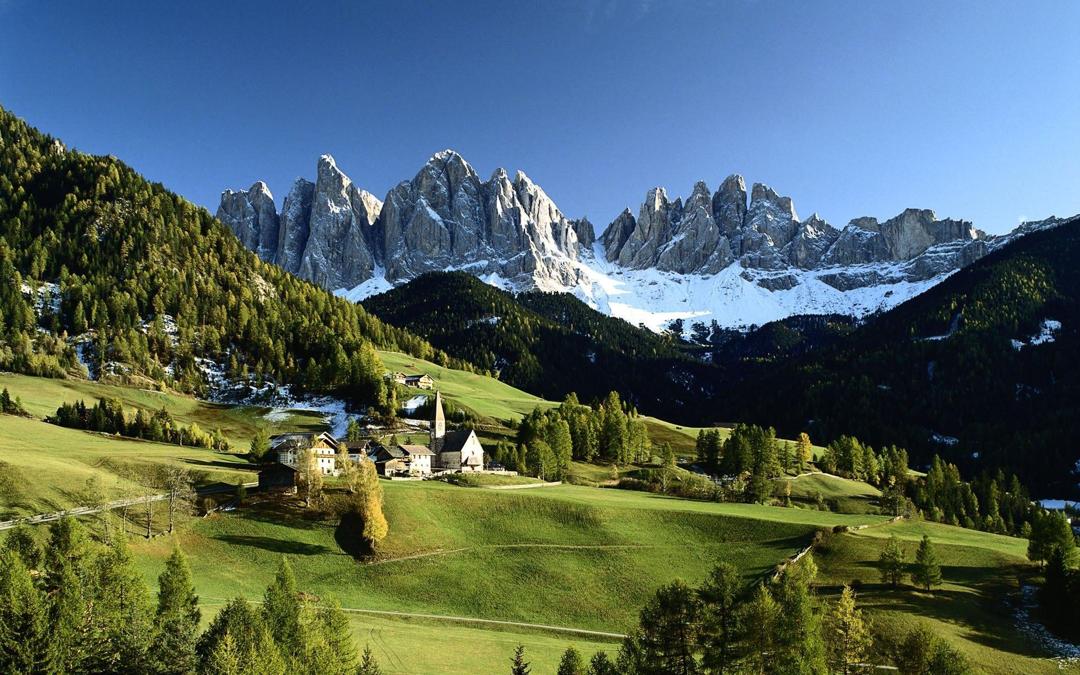 意大利乡村自然风景桌面壁纸