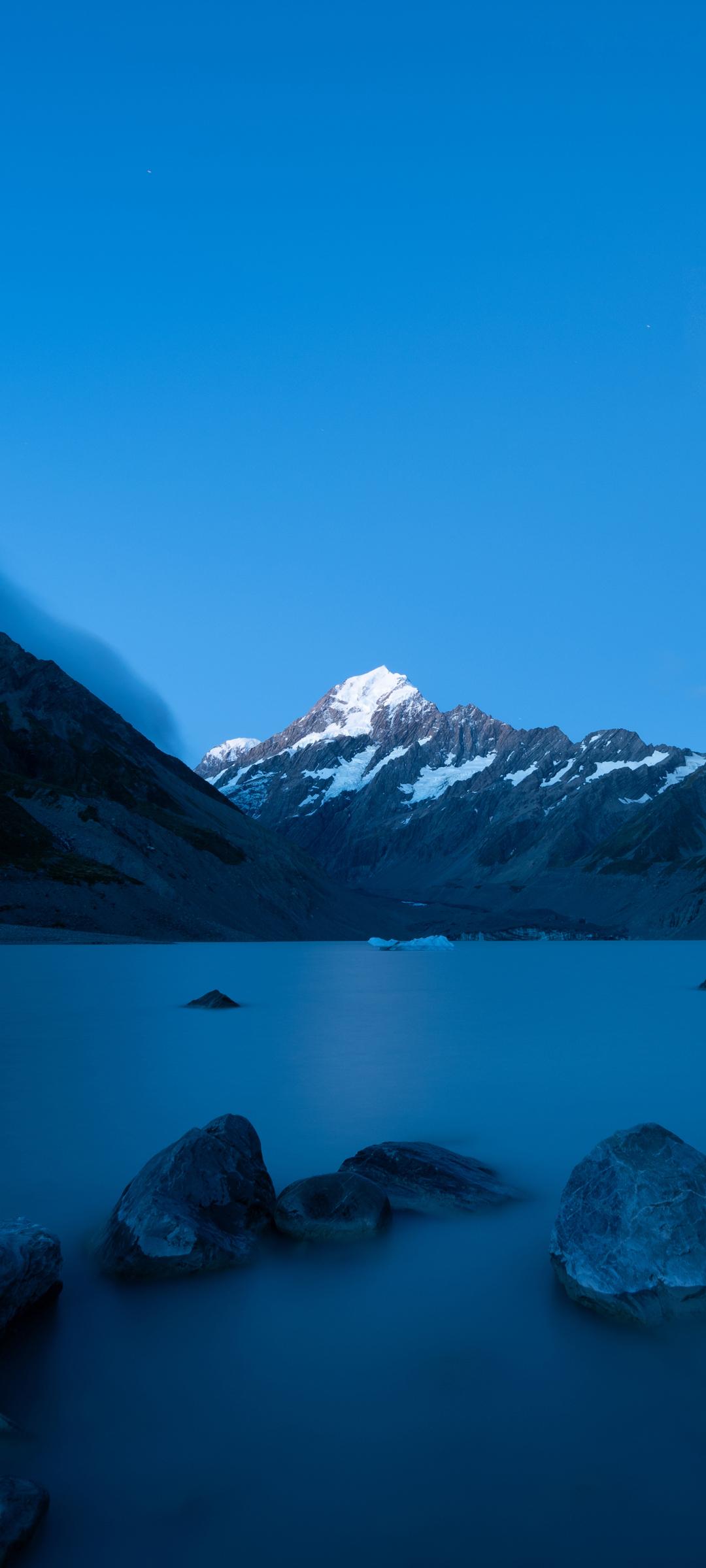 雪山高山湖手机风景壁纸