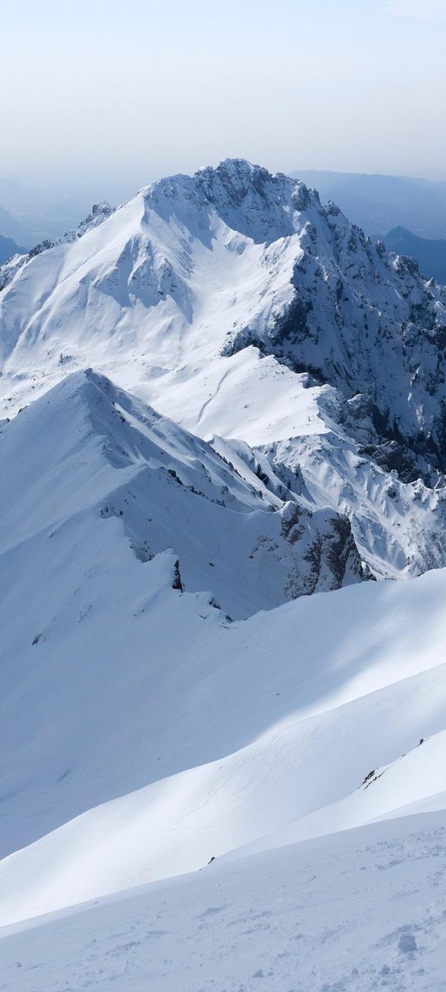 高山雪景雪山风景手机壁纸