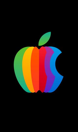 苹果logo黑色高清壁纸