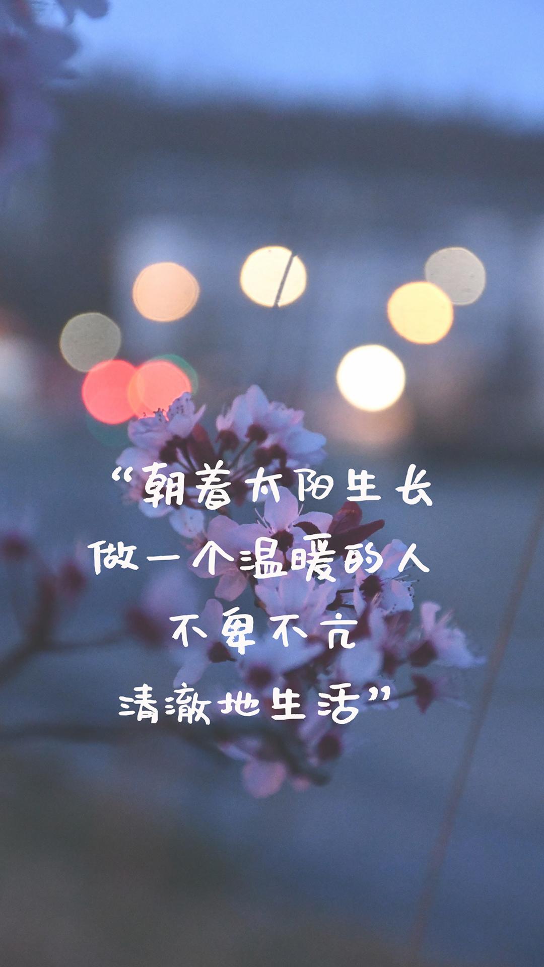 治愈系文字壁纸手机壁纸