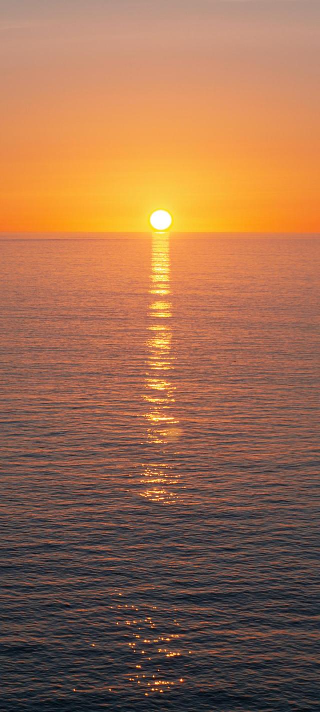 大海日落风景唯美手机图片