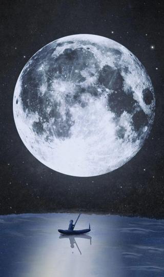 月夜唯美手机壁纸图片高清下载
