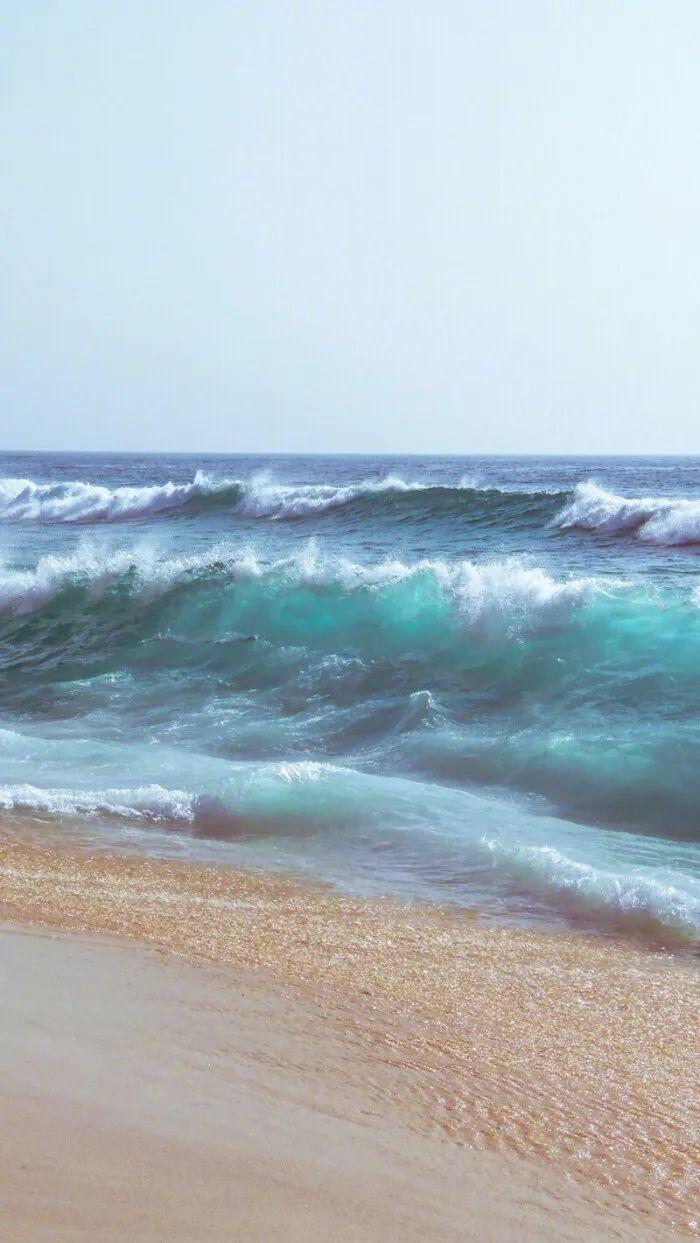 波涛海面高清壁纸图片