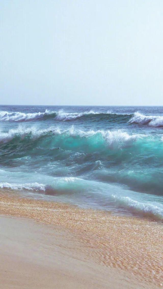 波涛海面高清壁纸图片