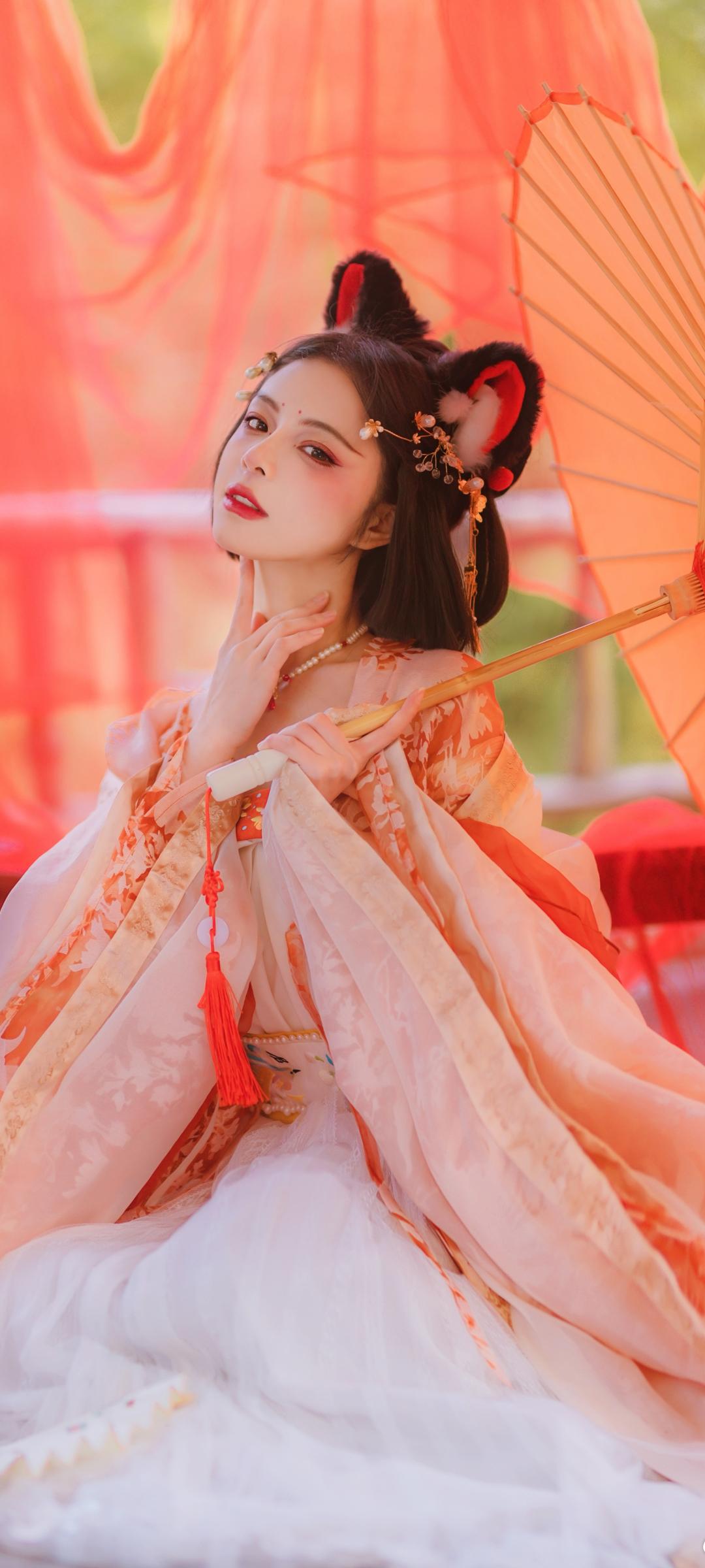 古风美女赵慕颜手机壁纸高清图片