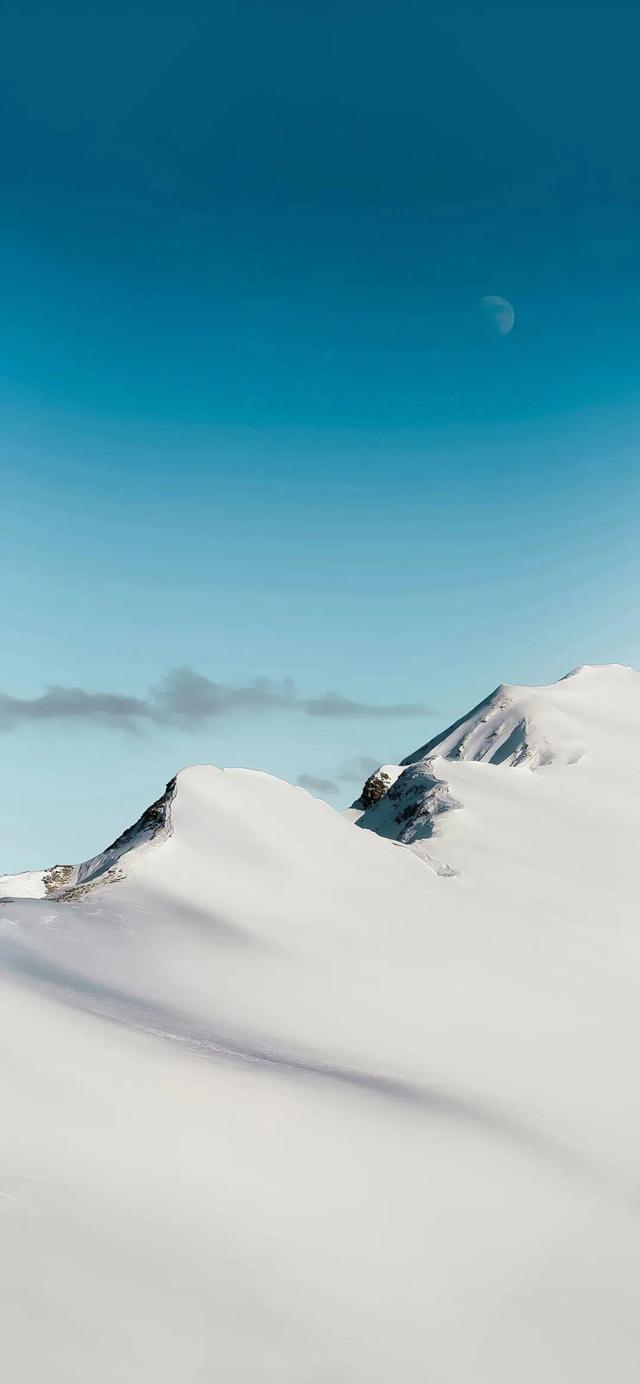高清皑皑白雪风景背景图片