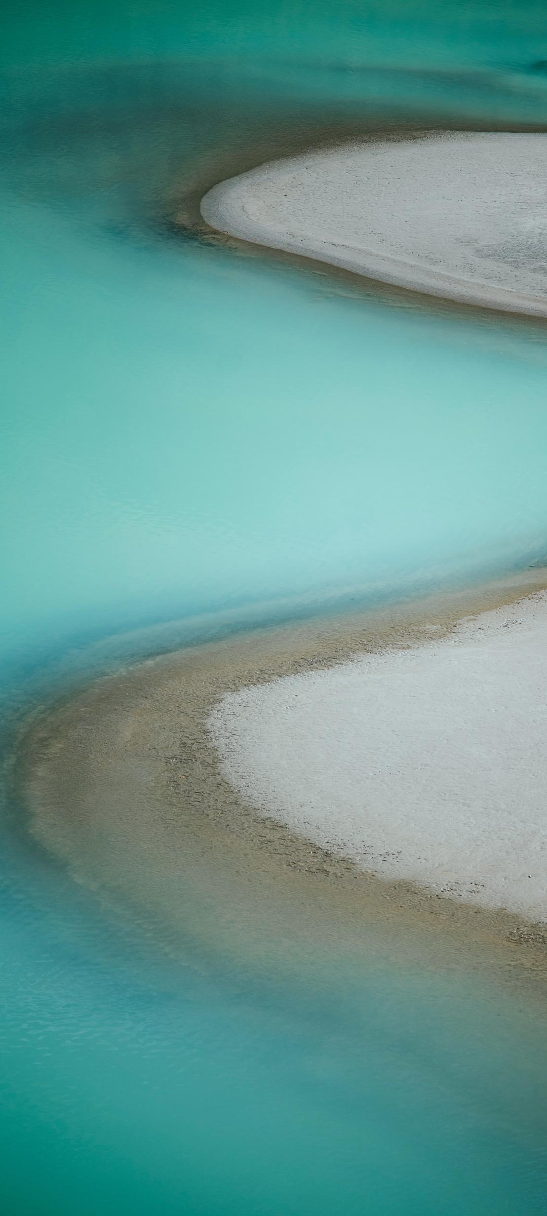 超美的海滩风景手机背景图