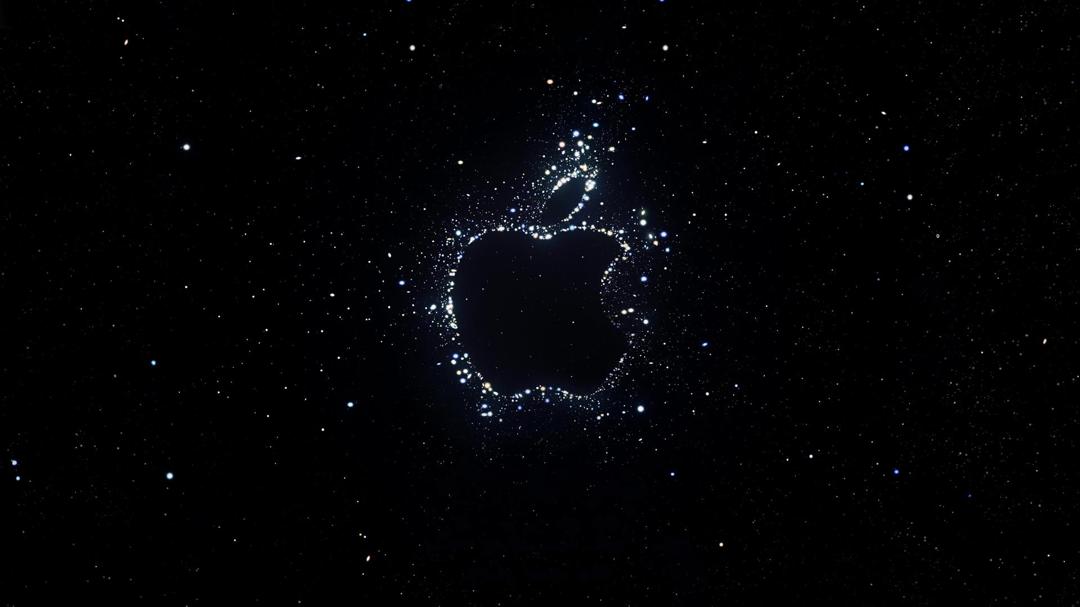 黑色背景苹果2022秋季新品发布会高清壁纸