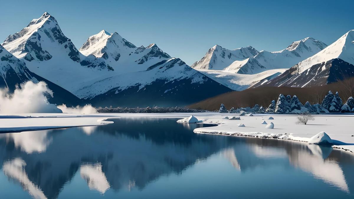 冰山湖泊图片高清电脑壁纸