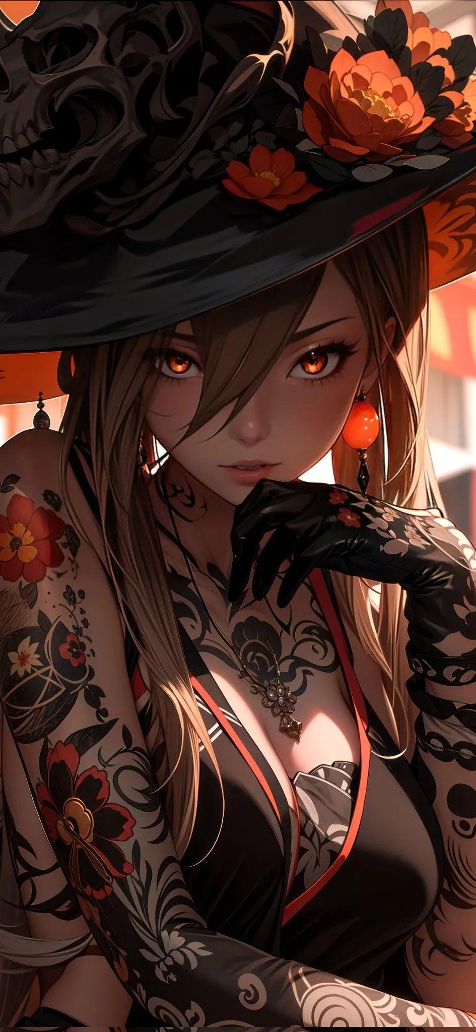 好看的动漫女生图片高清手机壁纸 古风