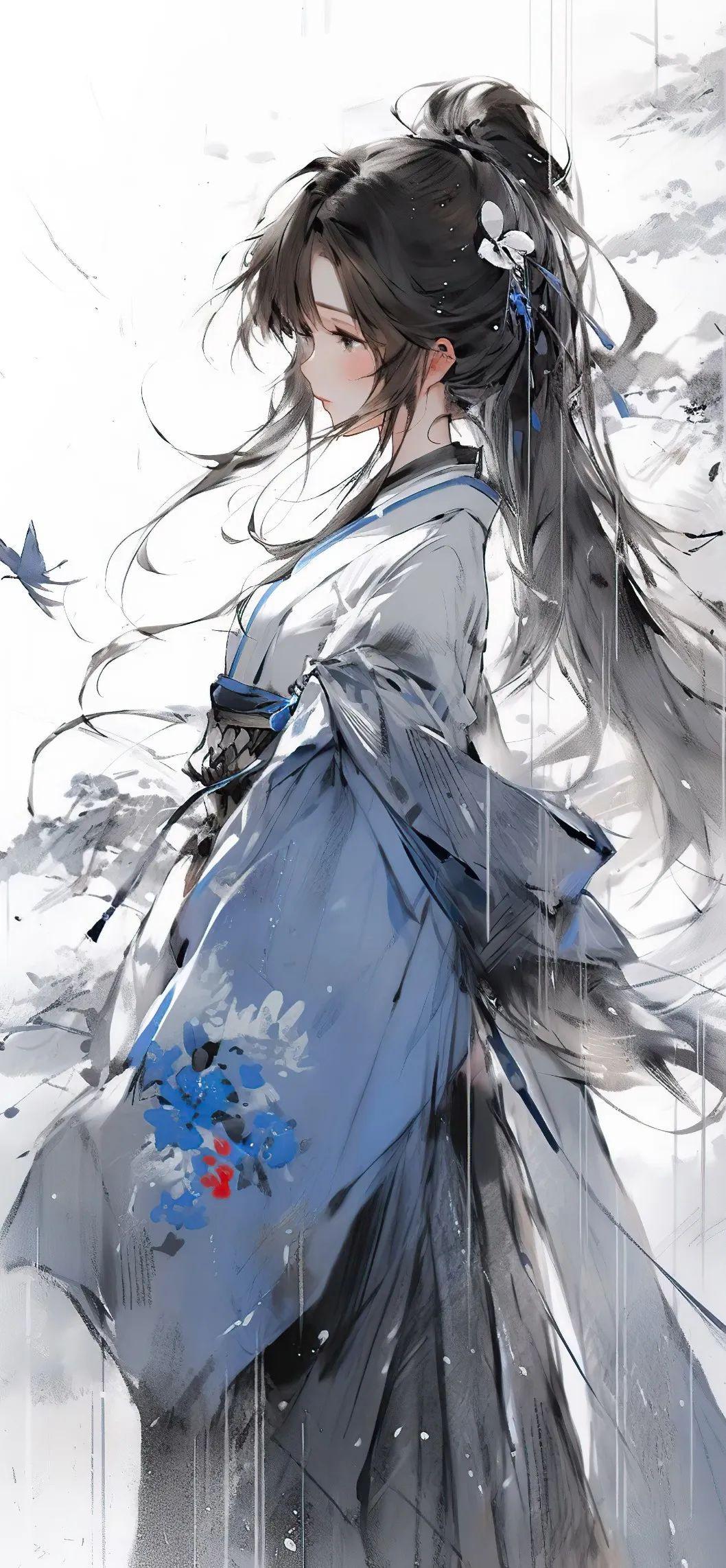 好看的动漫女生图片高清手机壁纸 古风